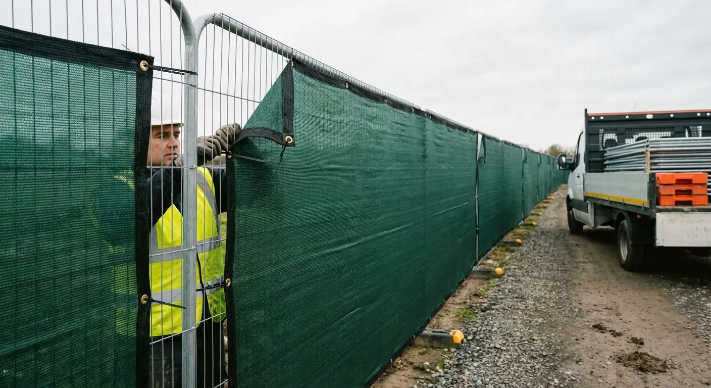 High security temporary fencing perimeter in Greenwich, CT