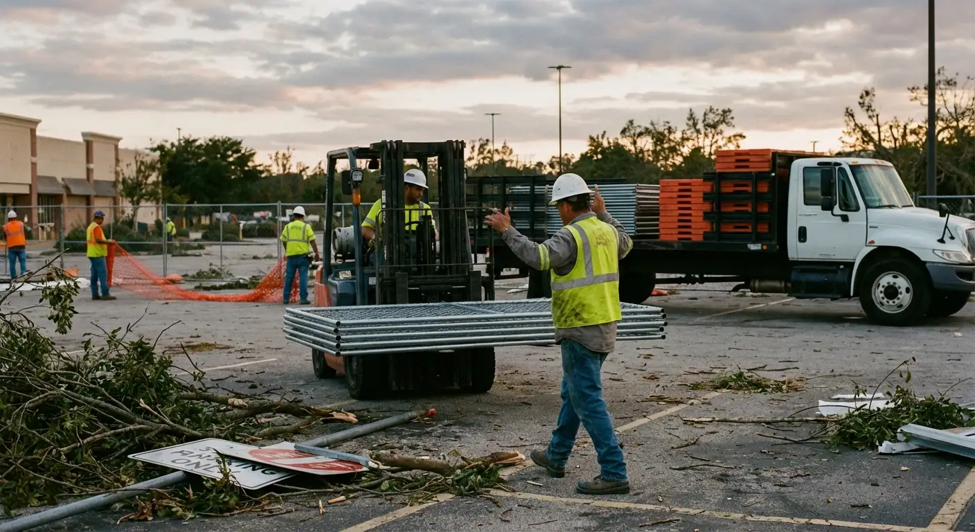 Emergency fencing deployment in Greenwich, CT
