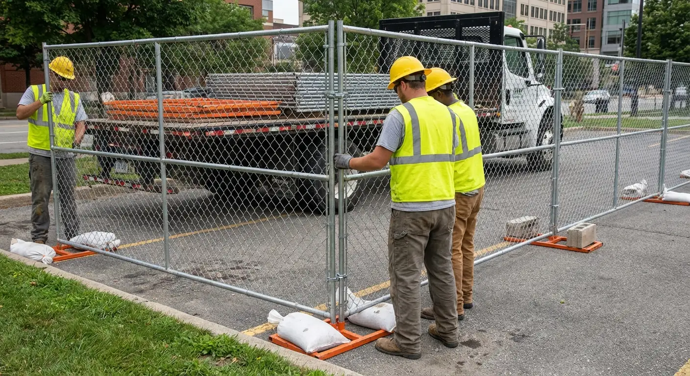 Temporary fencing solutions meeting Greenwich requirements