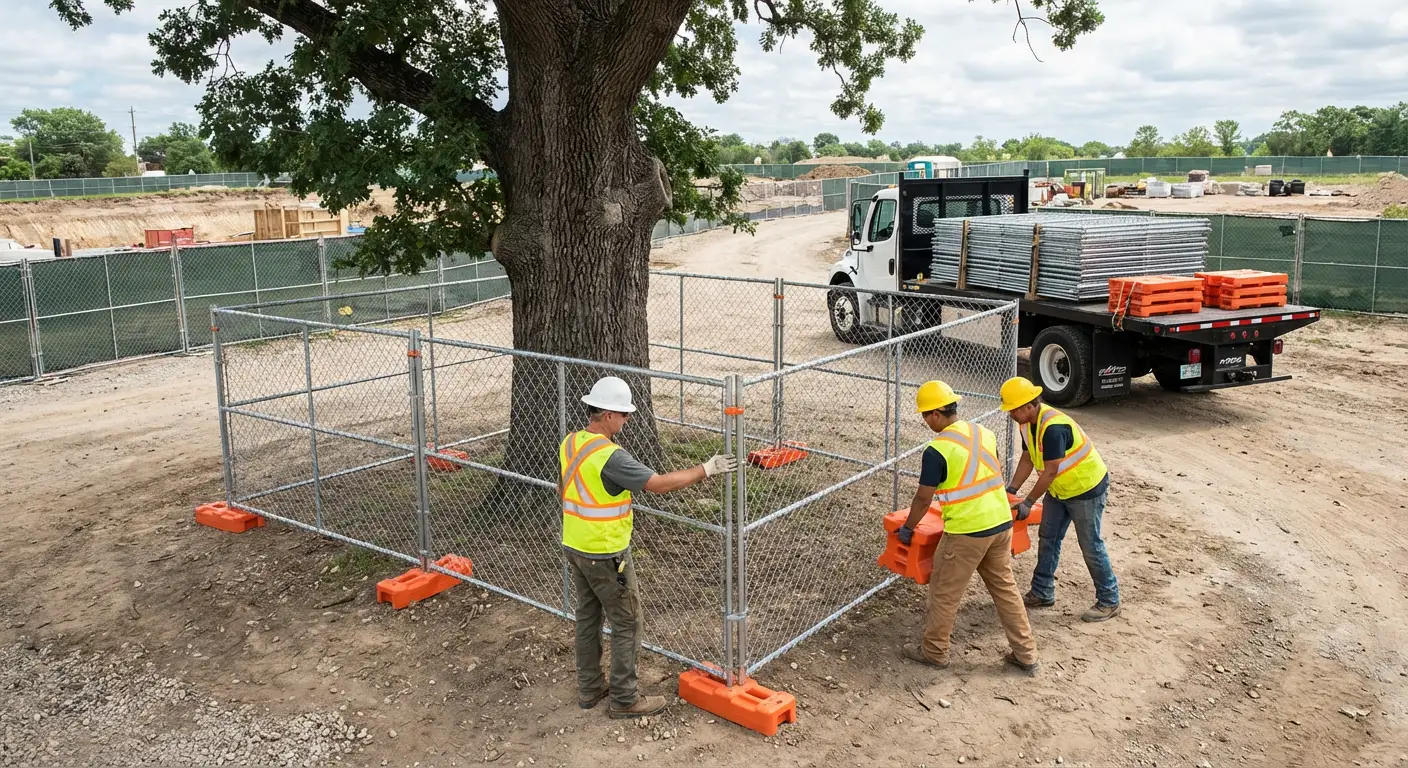 Temporary gate rental and secure perimeter fencing in Greenwich, CT