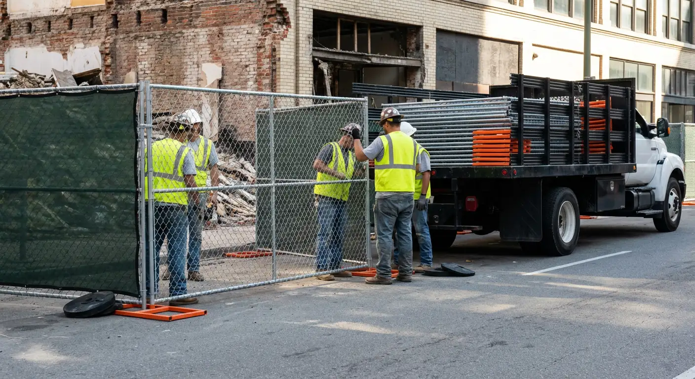 Greenwich fencing logistics and security challenges