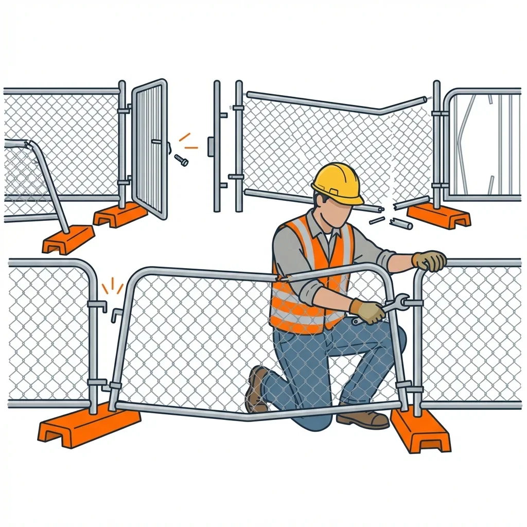 Diagram showing crowd control failure points and safety zones in Greenwich, CT