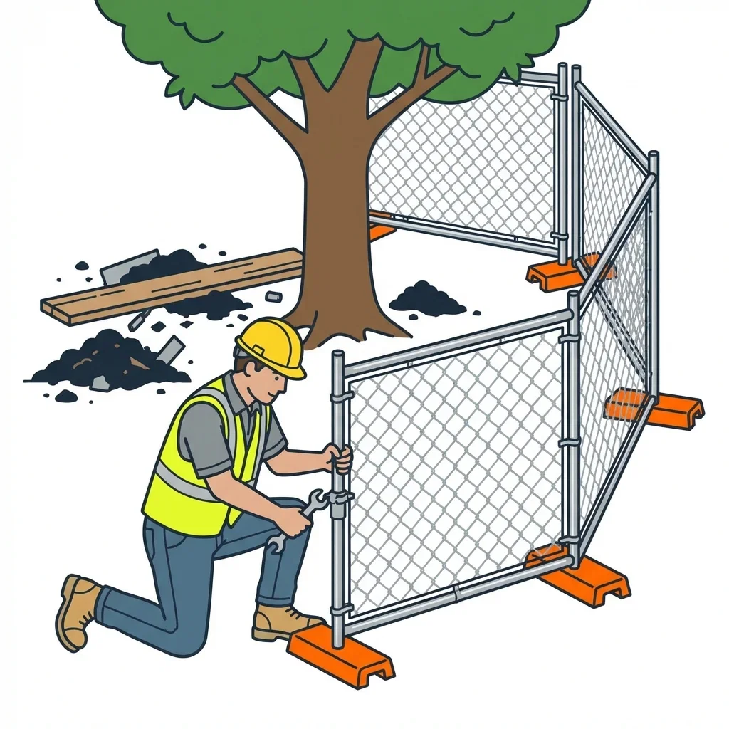 Infographic detailing common tree protection violations and prevention in Greenwich, CT